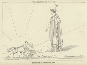 Junon ordonnant au Soleil de se coucher - John Flaxman
